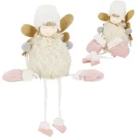 Springos Kerstversiering | Kerstdecoratie | Kerstengel | kerstboomversiering | 24 cm