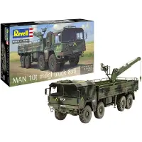 Revell Modelbouwpakket Militaire voertuigen - 03367 MAN Kat1 10t Milgl 8x8 Truck - Duits Militair Terreinvoertuig Plastic - 1:35 - Modelbouw