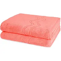 Ross Dames en Heren 2 X douchedoek - Als set Cashmere feeling