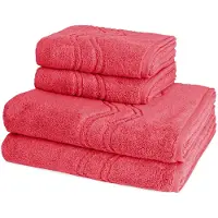 Ross Dames en Heren 2 X handdoek 2 X douchedoek - per set Cashmere feeling
