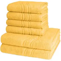 Ross Dames en Heren 4 X handdoek 2 X douchedoek - per set Cashmere feeling