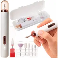 Beautylushh Draadloze Nagelfrees – Manicure & Pedicure Set met 6 Frezen