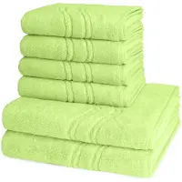 Ross Dames en Heren 4 X handdoek 2 X douchedoek - per set Cashmere feeling