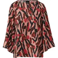 s.Oliver Black Label Blouse rosa / rood / roestrood / zwart
