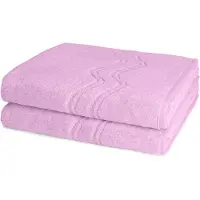 Ross Dames en Heren 2 X douchedoek - Als set Cashmere feeling