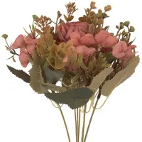 Clayre & Eef Kunstbloem 29 cm Roze Kunststof
