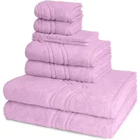 Ross Dames en Heren 2 X Washand 2 X gasten- 2 X douche- 2 X handdoek in een set Cashmere feeling