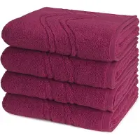 Ross Dames en Heren 4 X handdoek - per set Cashmere feeling