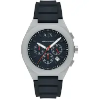 Giorgio Armani Analoog horloge nachtblauw / grijs
