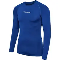 Hummel Functioneel shirt kobaltblauw / wit