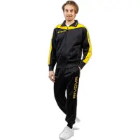 Givova Roma Trainingspak - Man - Voetbal - Zwart/Geel - Maat 4XL