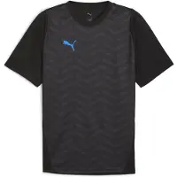 Puma Functioneel shirt 'IndividualCUP' azuur / grijs / zwart