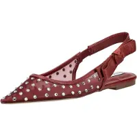 Steve madden Ballerina met riempjes 'Olyvia-R' kersrood