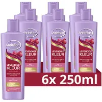 Andrélon Levendige Kleur shampoo - 6 x 250 ml | Shampoo van