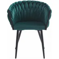 Leobert ORION stoel - groen fluweel x 2