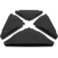 Vonroc Premium Parasoltegels – Driehoekig - Vulbaar | 4 st.