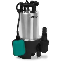 Vonroc Dompelpomp 1100W – 20000 l/h – Roestvrij staal | Vuil- en schoonwater