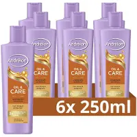 Andrélon - Shampoo - Oil & Care - 6 x 250 ml