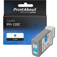 PrintAbout Huismerk Canon PFI-120C Inktcartridge Cyaan