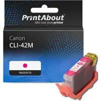 PrintAbout Inktcartridge CLI-42M Magenta geschikt voor Canon