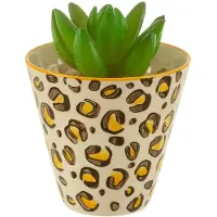 Sass & Belle Bloempotje luipaard print -