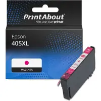 PrintAbout Huismerk Epson 405XL (C13T05H34010) Inktcartridge Magenta Hoge capaciteit
