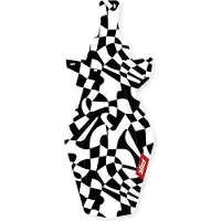 SLICY MTB Dazzle Achterspatbord Wit / Zwart