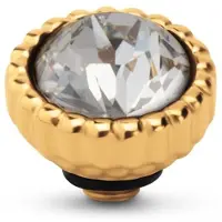 Melano Twisted Bali Petite Steentje Crystal | Goud