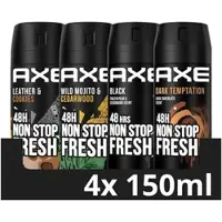 Axe Deo Spray MIX - Leather Coockies / Wild Mojito / Black / Dark Temptation