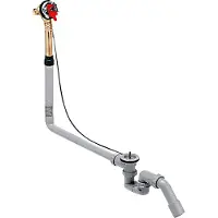 Hansgrohe badkuip-inlaat-, afvoer- en overloopset Exafill, basisset voor speciale badkuipen, artikelnummer 58126180