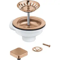 GROHE - Afvoerzeef voor spoelbak met accessoires, geborsteld Warm Sunset 40400DL0