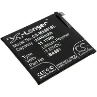 123accu MeiZu BA881 accu (3.85 V, 2900 mAh, huismerk)