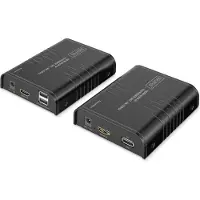 Digitus Cat.6 HDMI Extender 4K/60Hz met KVM USB 2.0 over IP 1G tot 120m/200m, max. 253 ontvangers, touchscreen - set