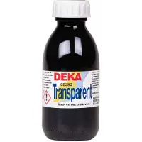 DEKA Glasverf transparant 125 ml zwart (02590)