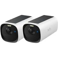 Eufy E40 2-pack Add-on Camera -draadloze outdoor beveiligingscamera- 2K met ingebouwd zonnepaneel, MaxColor nachtzicht, gezichtsherkenning met AI, uitbreidbare lokale opslag, geen maandelijkse kosten