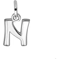 The Jewelry Collection Zilveren Hanger letter N 1002776