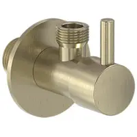 May Hoekstopkraan g1/2"xg3/8" geborsteld mat goud pvd