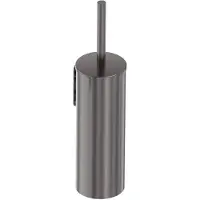 May Toiletborstel Wandmodel Geborsteld Carbon Black PVD