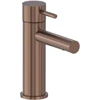 May Stilo Wastafelkraan Model S - Geborsteld Mat Koper PVD - Zonder Waste - Messing - Kranen, Wastafelkranen, Opbouw Wastafelkranen - 8718835381783