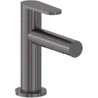 May Forma Fonteinkraan Staand Model S - Geborsteld Carbon Black PVD - Messing - Kranen, Fonteinkranen, Opbouw Fonteinkranen - 8718835382346