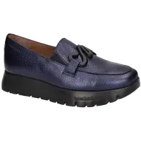 Wonders -Dames - blauw donker - ballerina's & mocassins - maat 41