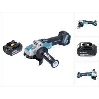 Makita DGA 521 F1X1 accu haakse slijper 18 V 125 mm X-LOCK Brushless + 1x accu 3,0 Ah - zonder oplader
