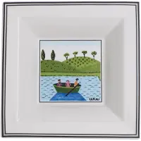 Villeroy & Boch Cadeauverzameling Land, Kom + Kom, Blauw, Groen, Veelkleurig