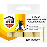 KB Home Defense 12x Vliegenvangers Kleeflintens 4 stuks