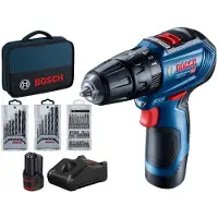 Bosch Gereedschap - 12V ACCU-boorschroevendraaier met accessoires, 2x accu 2.0 Ah Li-Ion, lader 06019G9101