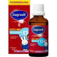 Dagravit Vitamine D Aquosum Druppels Kids - 4 x 50 ml - Voordeelverpakking