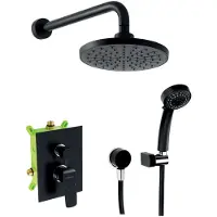 Novaservis Doucheset Nobless Tina, zwart, model SADA38051R, 5