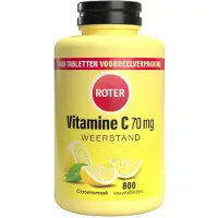 Roter Vitamine C 70 mg Citroen - 4 x 800 kauwtabletten - Voordeelverpakking