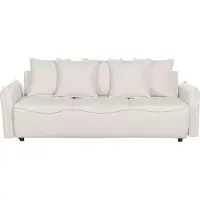 Beliani KRAMA - Slaapbank - Wit - Polyester