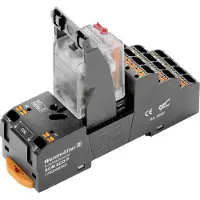 Weidmuller DRMKITP 24VAC 4CO LD/PB Relaismodule (modulair) Nominale spanning: 24 V/AC Schakelstroom (max.): 5 A 4x wisselcontact 10 stuk(s)
